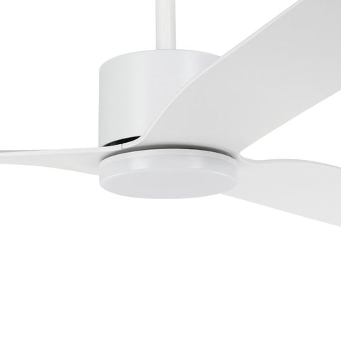 Iluka 52 Inch DC White Ceiling Fan with 18w Tri Colour LED