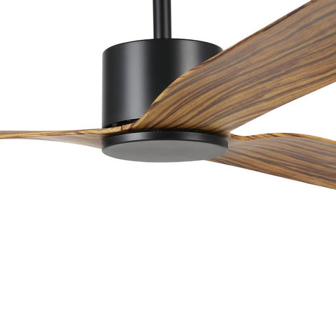 Iluka 60 DC Black with Brown Rustic Blades