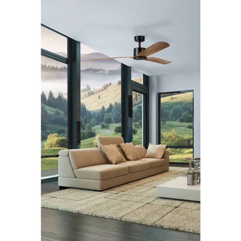 Iluka 60 DC Black with Brown Rustic Blades