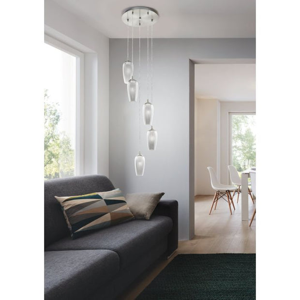 Farsala 5 Light Pendant with 2m Drop
