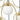 Portocolom 10x3w LED 3000k Round Pendant Brass