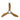 Surf 48 Inch DC Black Ceiling Fan with Teak Blades with 20w LED Tri Colour