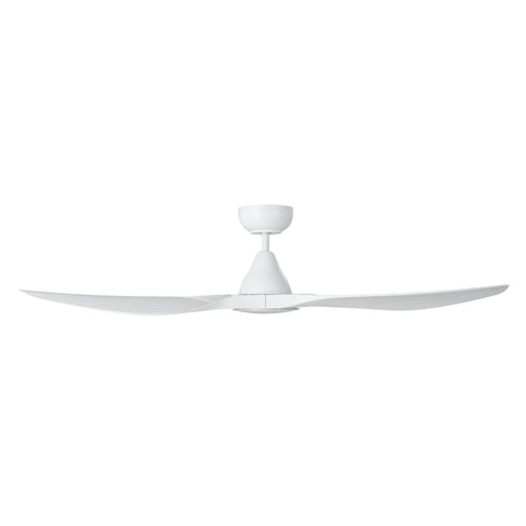 Surf 52 Inch DC White Ceiling Fan with 20w LED Tri Colour