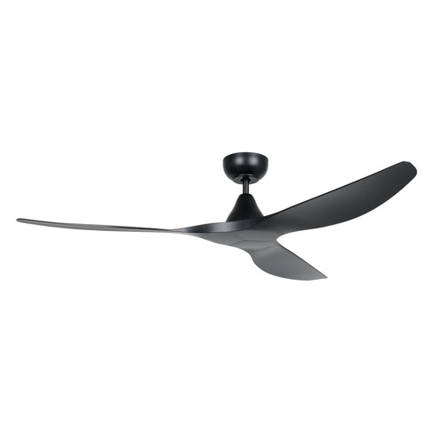 Surf 60 Inch DC Black Ceiling Fan