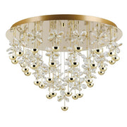 Pianopoli 3 43 Light LED 3000K Brass and Clear Glass Dimmable 500mm CTC