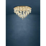 Pianopoli 3 43 Light LED 3000K Brass and Clear Glass Dimmable 500mm CTC