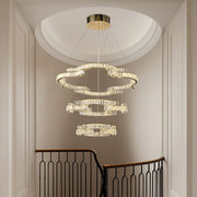 Jura 180w CCT Dim LED 3 Tier Pendant Gold with Remote