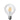 6W 12v DC G95 Dimmable LED Bulb E27 2200K