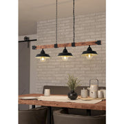 Oldbury Wooden 3 Light Pendant