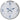 LC5106-2 Clock Vine Rustique Navy 56cm