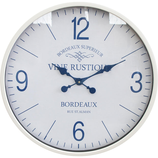 LC5106-2 Clock Vine Rustique Navy 56cm