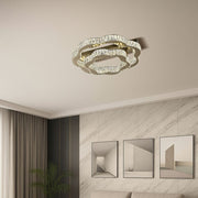Jura 100w 3CCT Dimmable LED 2 Tier CTC Light with Remote Gold