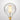 8W G125 LED Globe B22 Clear in Extra Warm 2200k