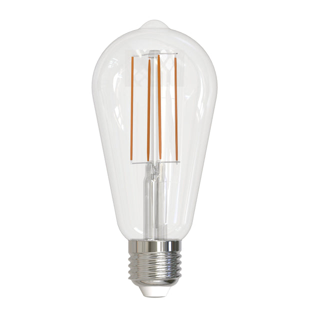 5W E27 ST64 Pear Cool White Clear Dimmable LED