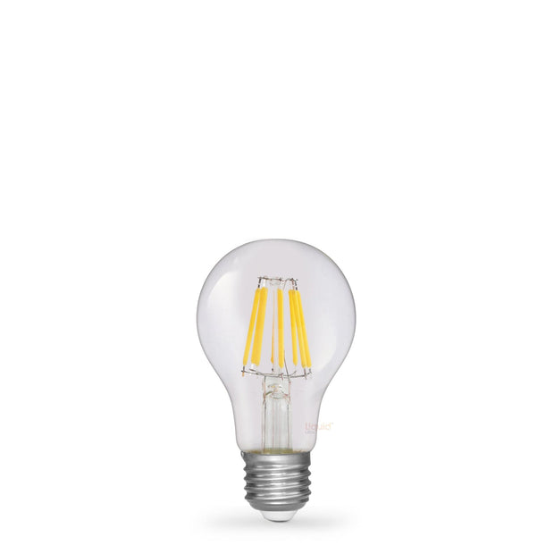 8W E27 12-24V AC/DC GLS Clear 2700K Non-Dim Globe