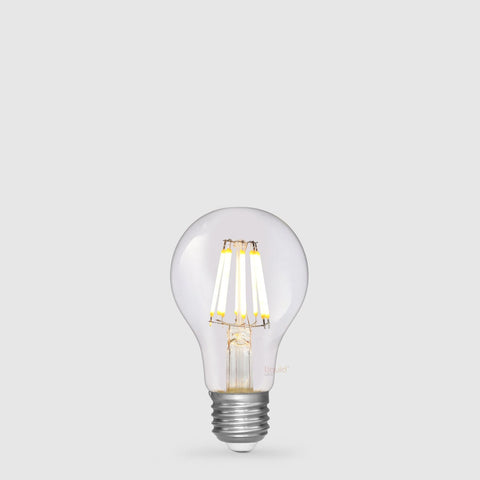 8W E27 12-24V AC/DC GLS Clear 2700K Non-Dim Globe