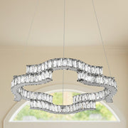 Jura 50w CCT Dim LED 1 Tier Pendant Chrome with Remote