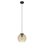 VENEZUELA Small Black/ Gold Pendant