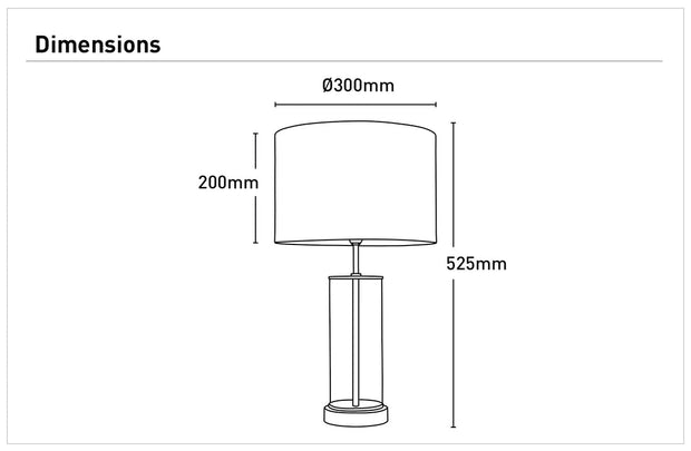 Sonya Table Lamp W Aged Brass,Glass base White Shade