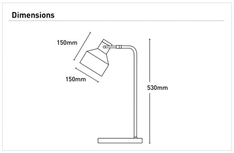 Clinton table lamp