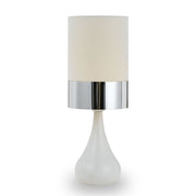 Akira Table Lamp White and Chrome