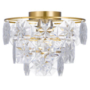ALISON Antique Gold with Clear Glass Batten Fix DIY