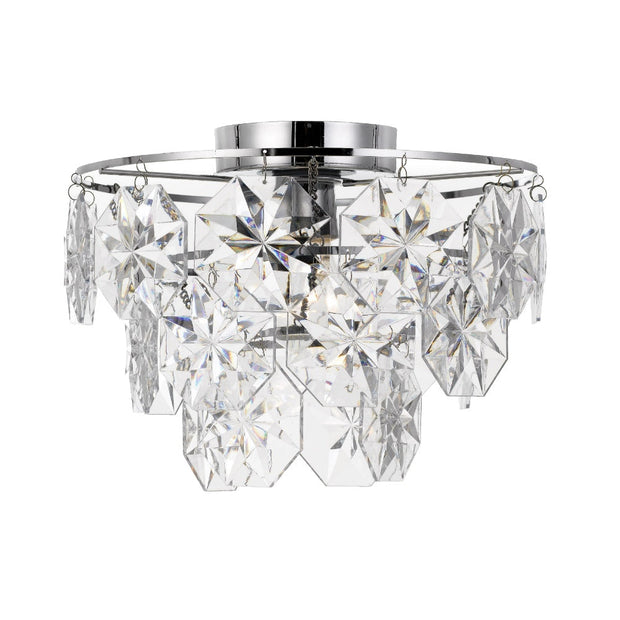ALISON Chrome with Clear Glass Batten Fix DIY
