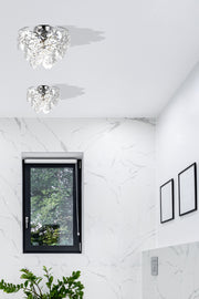 ALISON Chrome with Clear Glass Batten Fix DIY