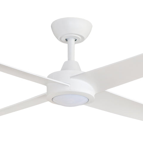 Ambience DC 48 Ceiling Fan White with 8W LED Uplight Fan and 17W 3CCT Bottom LED