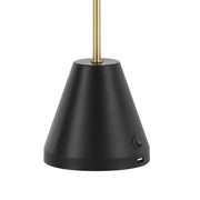 Ambia Table Lamp Black With USB