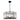 Amelia 8 Light Black and Crystal E14 Pendant