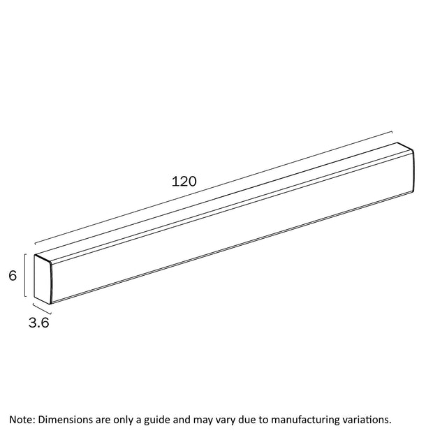 Anka 120cm Batten 36w 3CCT White IP20