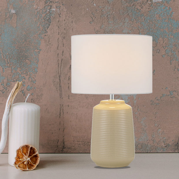 Anni Cream/ White Table Lamp