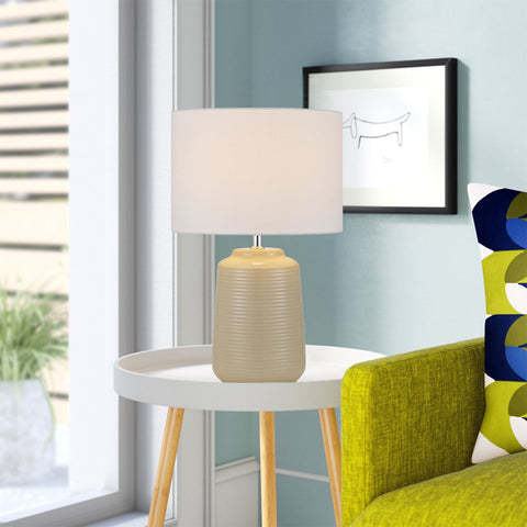 Anni Cream/ White Table Lamp