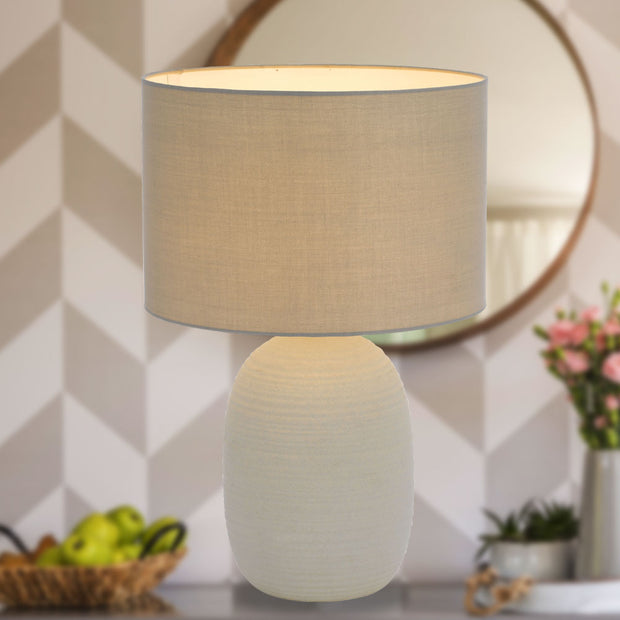 Arbro Ceramic Table Lamp Grey