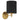 Argos E27 Wall Light Antique Gold with Black Shade