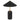 Arvane 8w 3000K LED Black Travertine Table Lamp with Black/Antique Gold