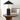 Arvane 8w 3000K LED Black Travertine Table Lamp with Black/Antique Gold