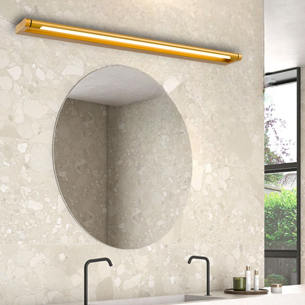 Arvin 80 Vanity Wall Light 20w LED 3CCT IP44 Antique Gold