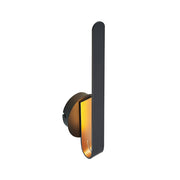 Atala 40cm 12W 3000K LED Wall Light Black/Gold