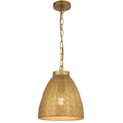 Aydin 28 E27 Pendant Brown Antique Brass