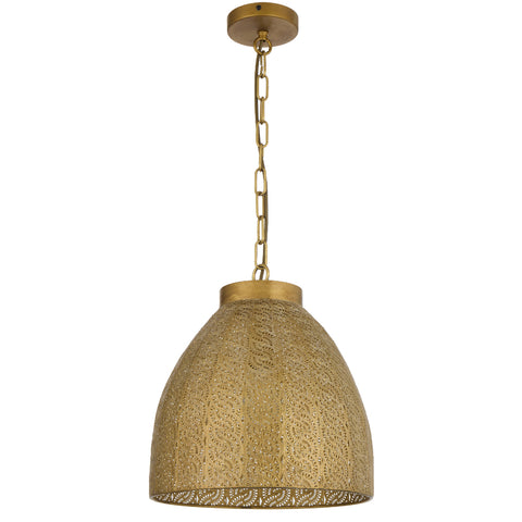 Aydin 35 E27 Pendant Brown Antique Brass