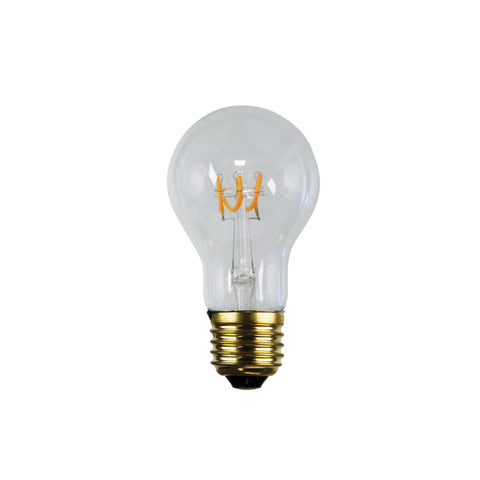 3w E27 (ES) Extra Warm White LED A60 Dimmable Filament Globe