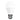 9w B22 (BC) Cool White LED GLS Lamp