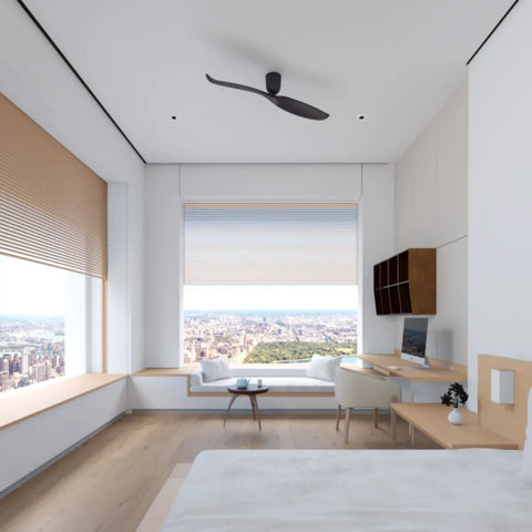 Aeratron Plus AE2+ Two Blade 43 Black DC Fan