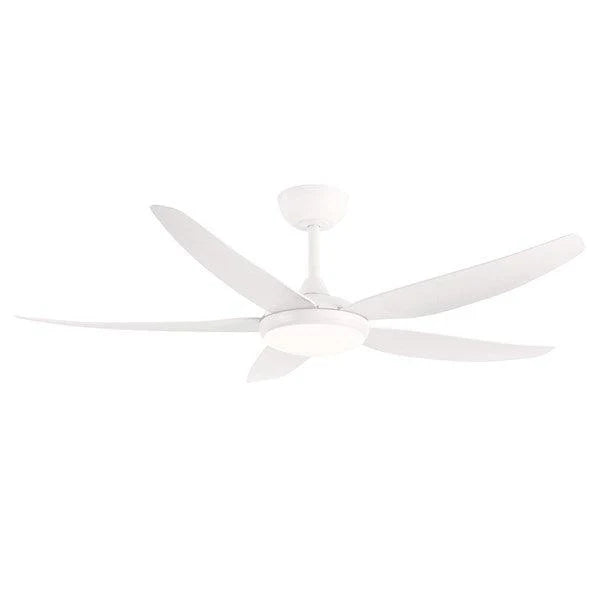 Amari 56inch DC 5 Blade Ceiling Fan 24w Dim CCT LED - White