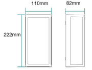 Ashton 10W LED CCT Exterior White