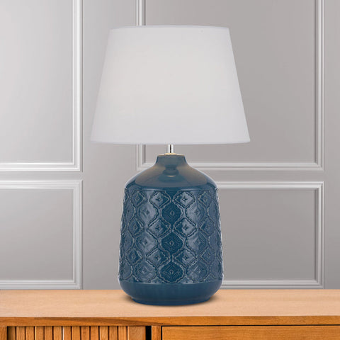 Baci Blue Table Lamp