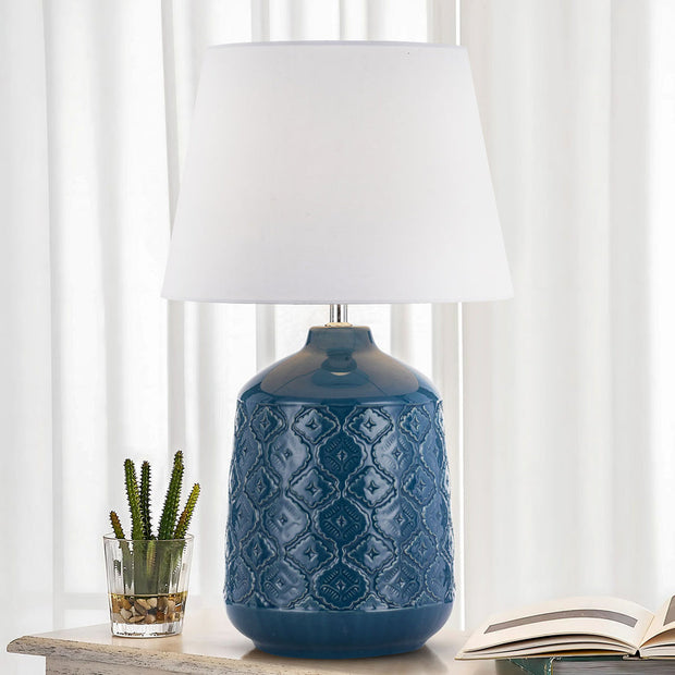 Baci Blue Table Lamp