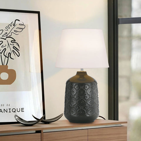 Baci Grey Table Lamp
